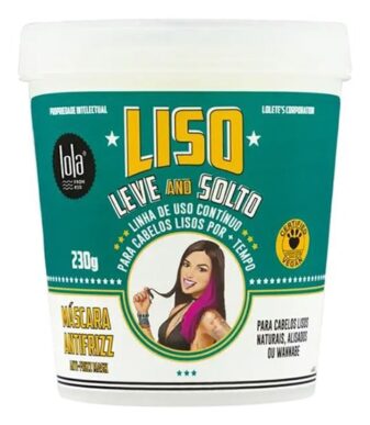 Lola Liso Leve e Solto – Máscara Antifrizz 230g