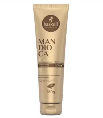 HASKELL Mandioca Leave In 150g Modelador Cachos 4 em 1