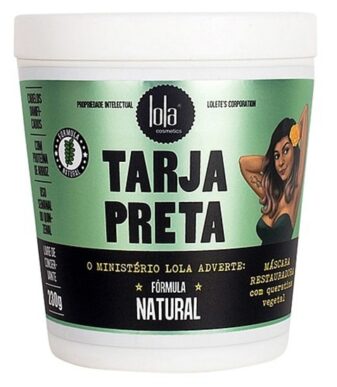 Lola Tarja Preta – Máscara Reconstrutora 230g