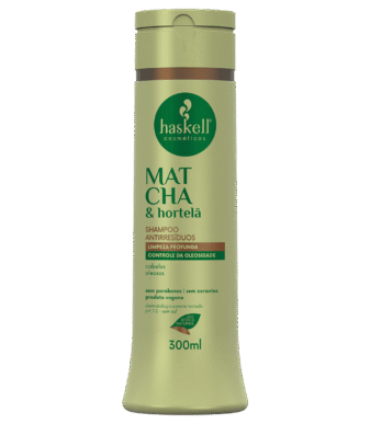 Haskell Matcha & Hortelã – Shampoo Antirresíduos 300 ml