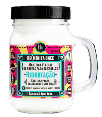 Lola Be(m)dita Ghee – Máscara Hidratante Banana & Aloe Vera 350g