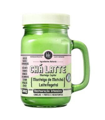 Lola Chá Latte – Manteiga Capilar Matchá & Leite Vegetal 300g