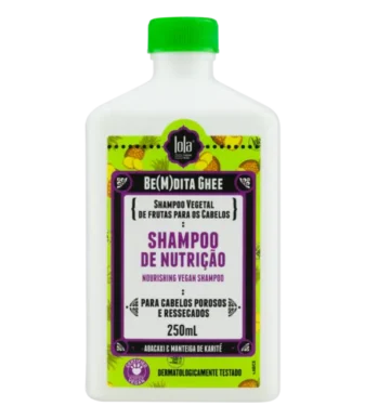 Lola Cosmetics Be(m)dita Ghee Shampoo Nutrição 250ml – Abacaxi e Manteiga de Bacuri