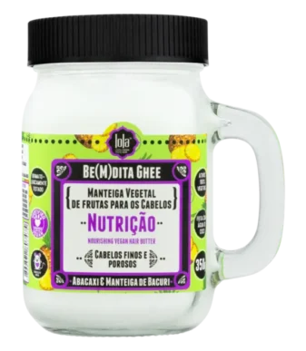 Lola Cosmetics Be(m)dita Ghee Máscara Nutrição 350g – Abacaxi e Manteiga de Bacuri