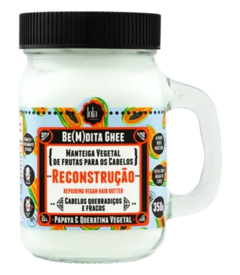 Lola Cosmetics Be(m)dita Ghee Máscara Reconstrução 350g – Papaya e Queratina Vegetal